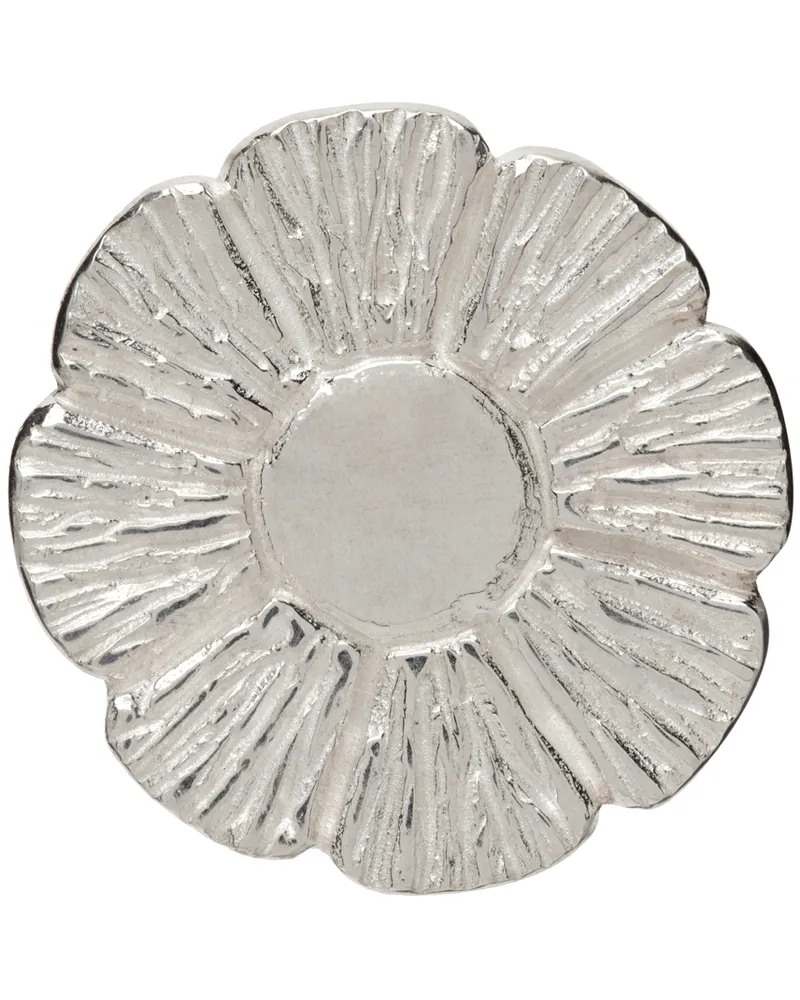 BLEUE BURNHAM SSENSE Exclusive Silver Marigold Cufflink Silver
