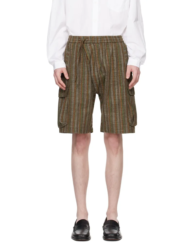 maharishi Khaki Wagara Shorts Olive