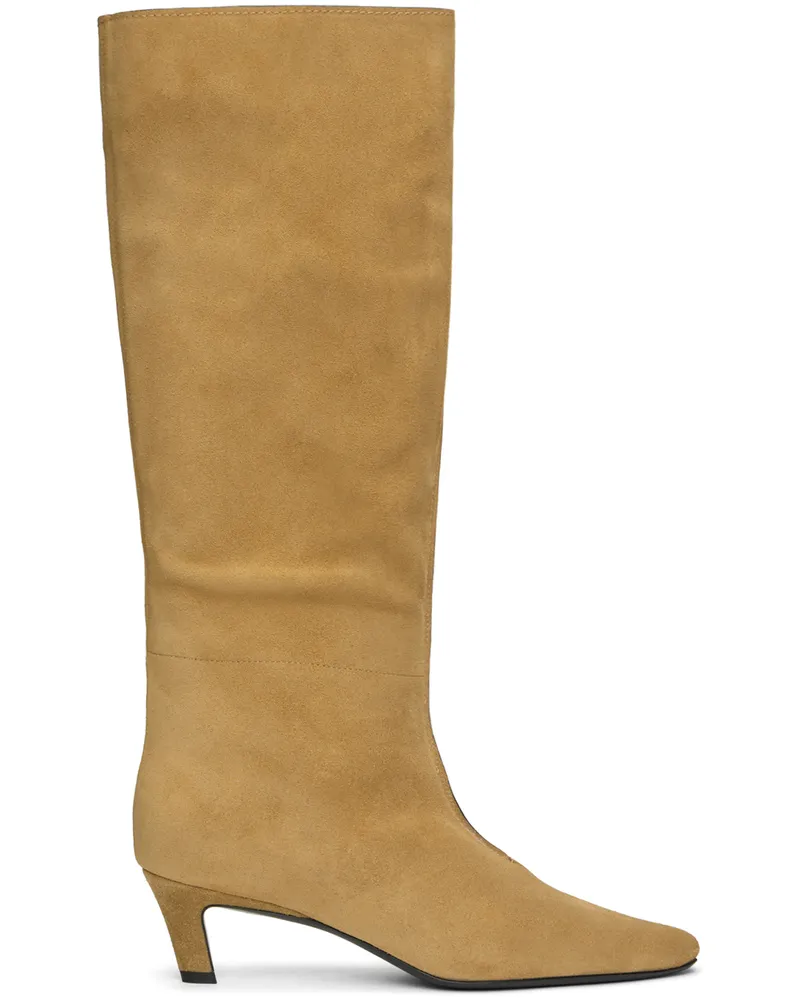 Totême Tan 'The Wide Shaft' Boots 126