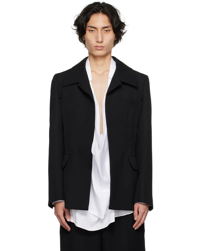 Comme des Garçons Black Cutout Blazer 1