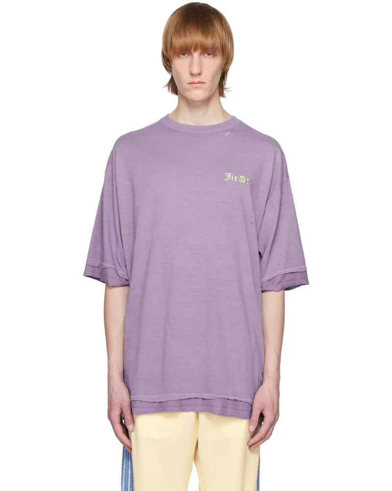 JieDa Purple Gothic T-Shirt Purple