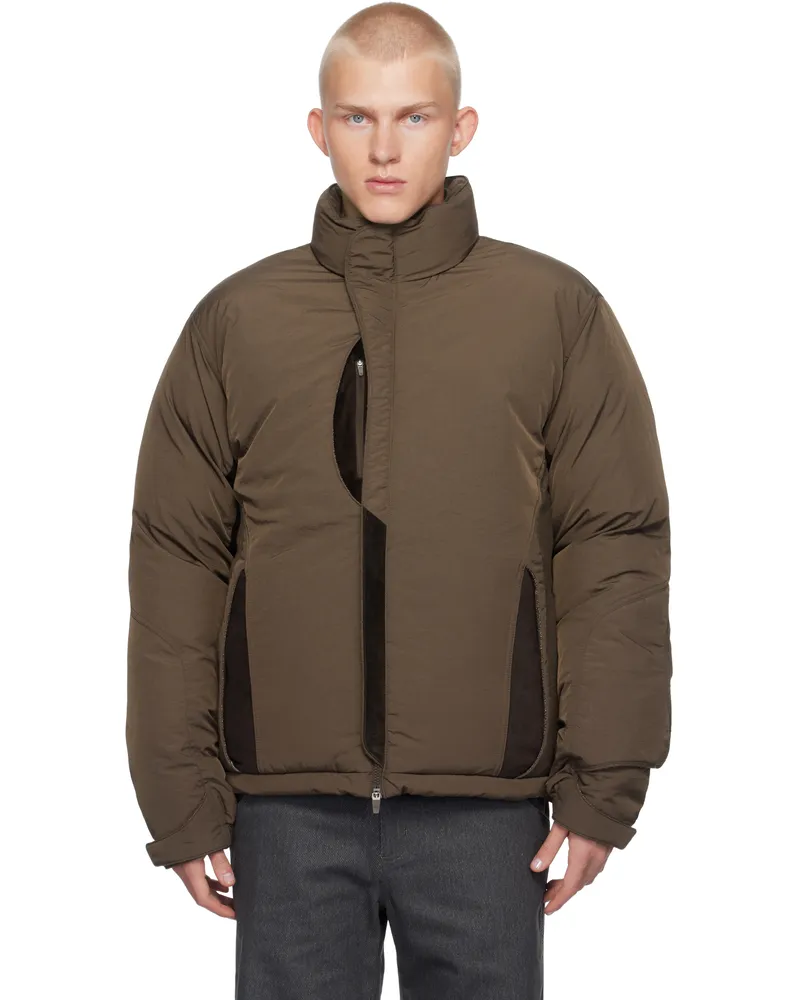 XLIM Brown EP.6 01 Down Jacket Brown