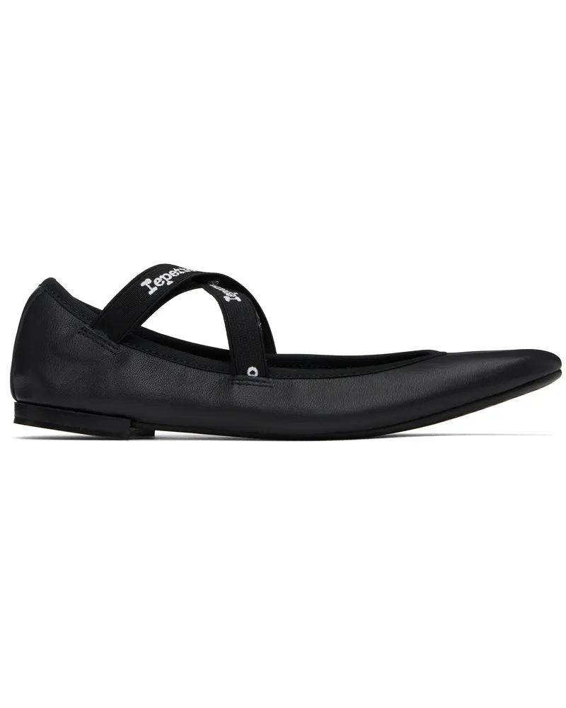 Repetto Black Joana Mary Jane Ballerina Flats 410