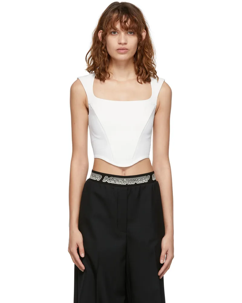 Stella McCartney White Corset Top 9200