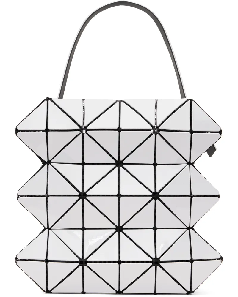 Issey Miyake White Beyond Tote 08-grayish