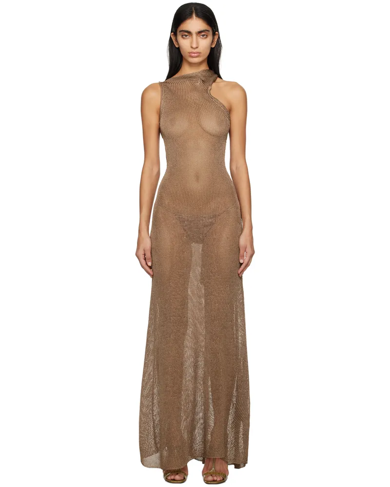 Aya Muse Brown Tera Maxi Dress Mocha