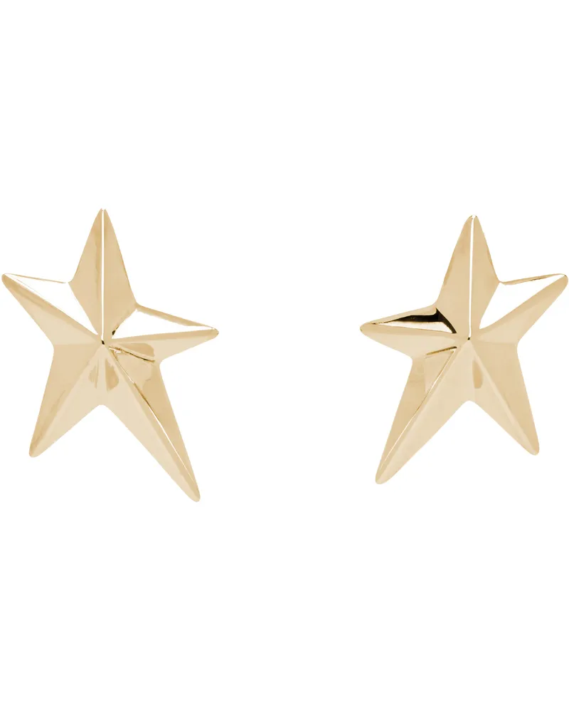 Thierry Mugler Star Earrings Palladium