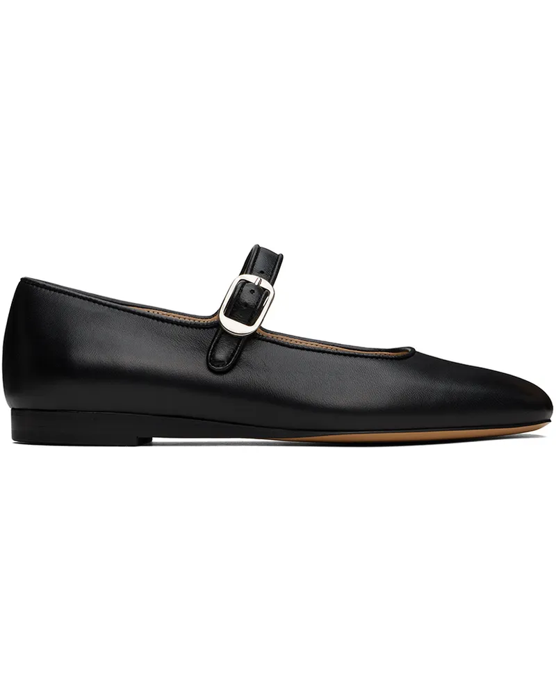 Le Monde Béryl Black Mary Jane Ballerina Flats Bla