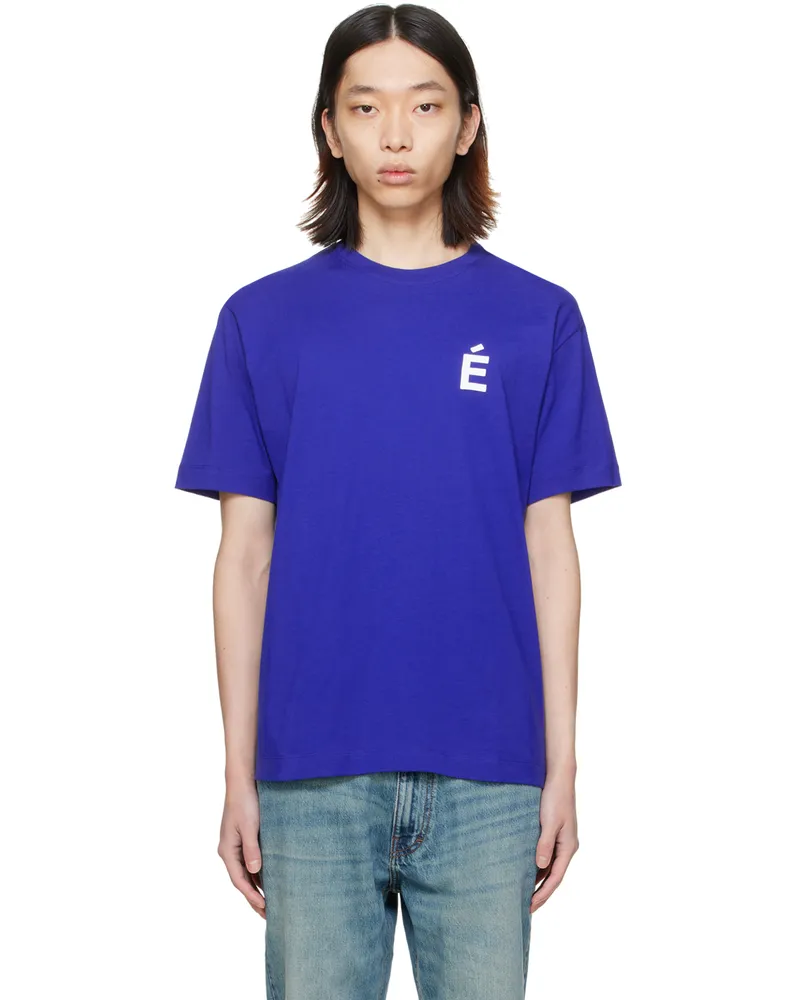 Études Studio Blue Wonder Patch T-Shirt Blue