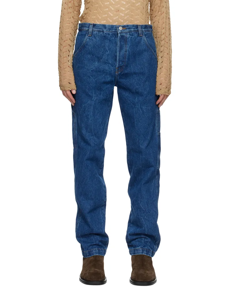 Dries van Noten Blue Faded Jeans 504