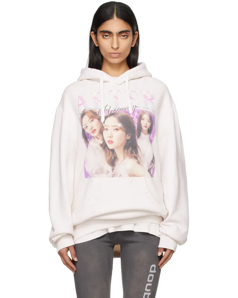 Doublet White Before After Idol Hoodie White