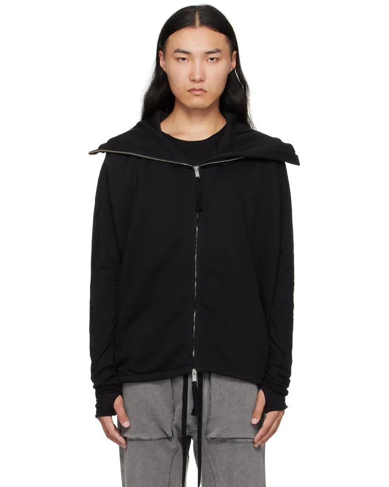 THOM KROM Black M SJ 684 Hoodie Black