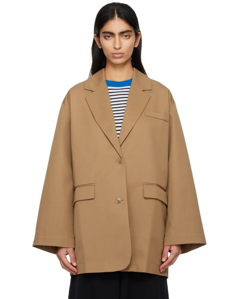 CORDERA Tan Oversized Blazer Camel
