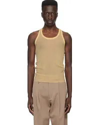 Eytys Yellow Knox Tank Top Sand