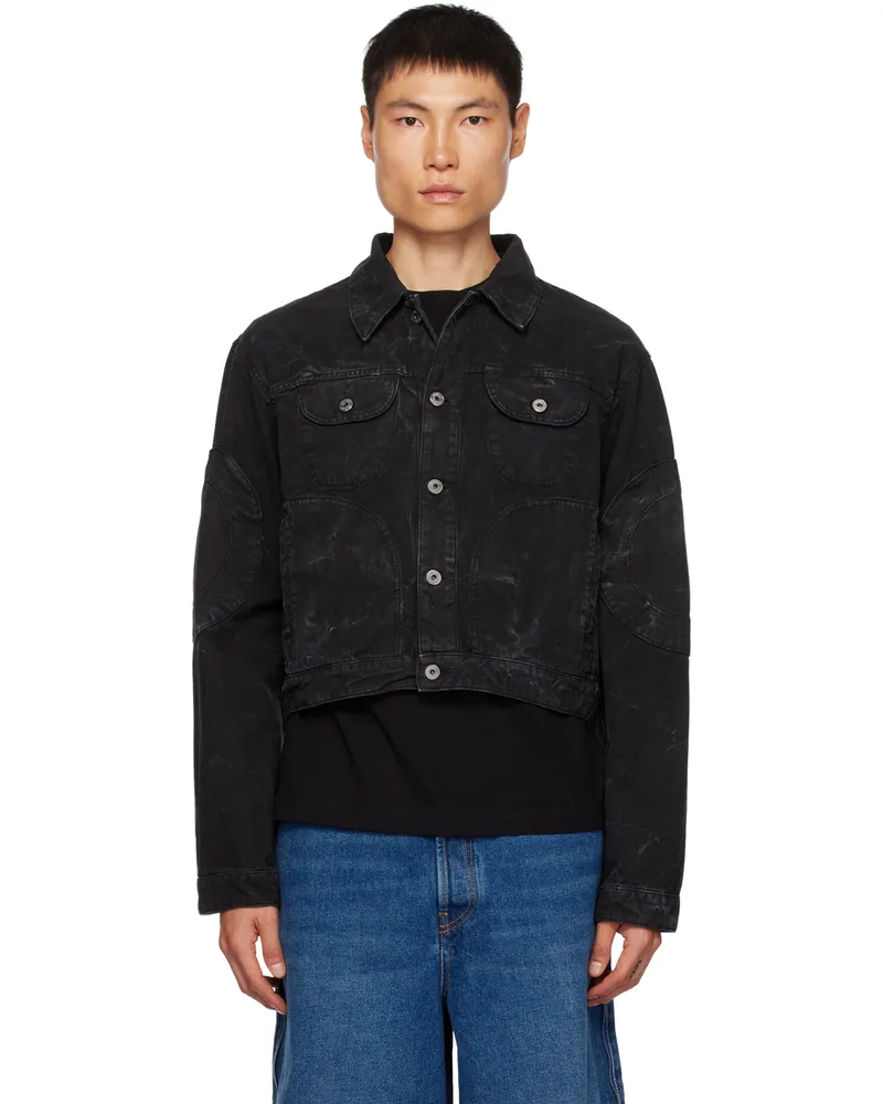 OFF-WHITE Black Garment-Dyed Jacket Black