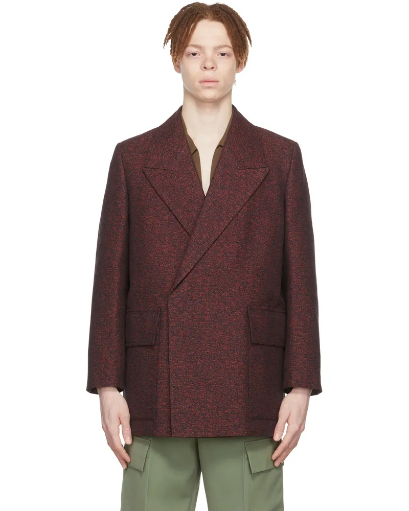 Jil Sander SSENSE Exclusive Red Cotton Coat 476