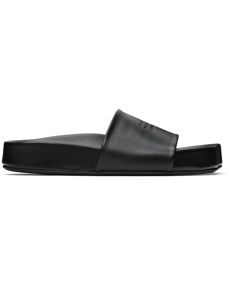 Maison Margiela Black Nappa Leather Sandals T8013