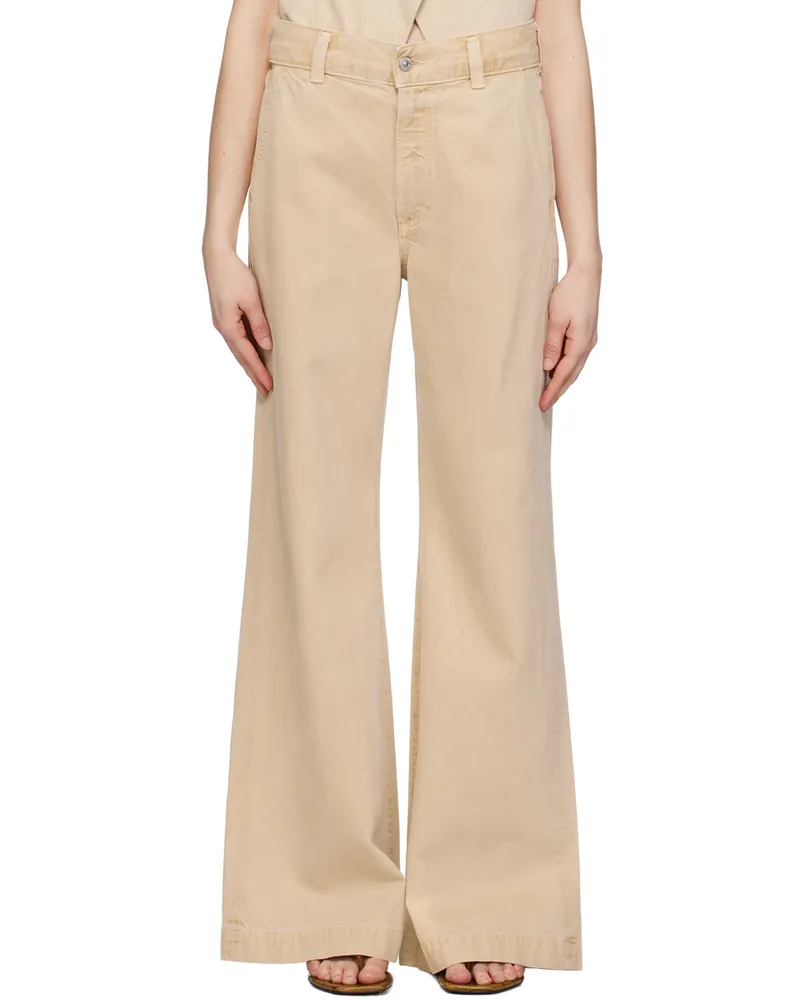 Citizens of humanity Beige Beverly Jeans Taos