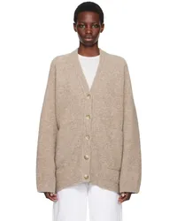 Lauren Manoogian Brown Fleece Cardigan Mmoth