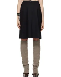 Our Legacy Black High-Rise Midi Skirt Deluxe