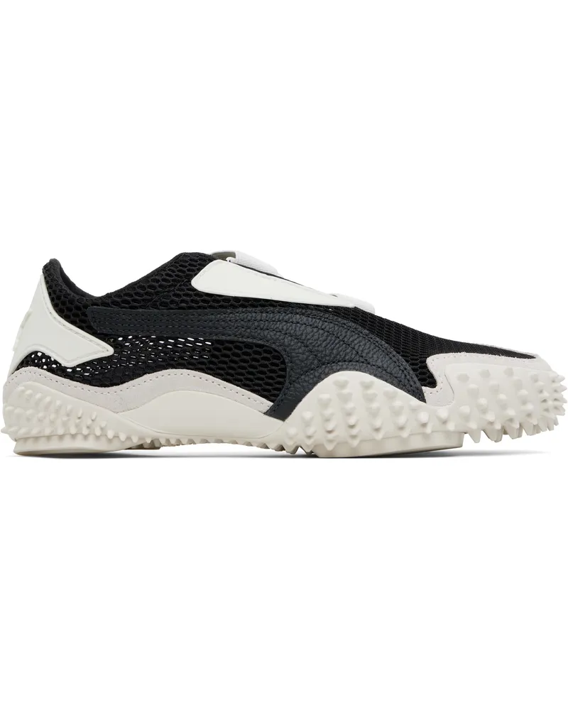 Puma Black & Gray Mostro Mesh Sneakers Vapor