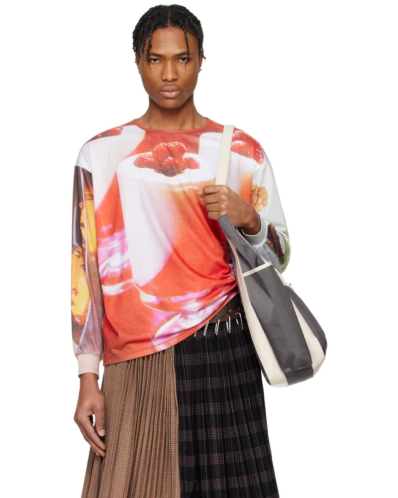 CHOPOVA LOWENA SSENSE Exclusive Multicolor Oversized Jersey Dessert T-shirt Dessert