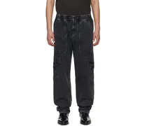 Black Vanni Cargo Pants