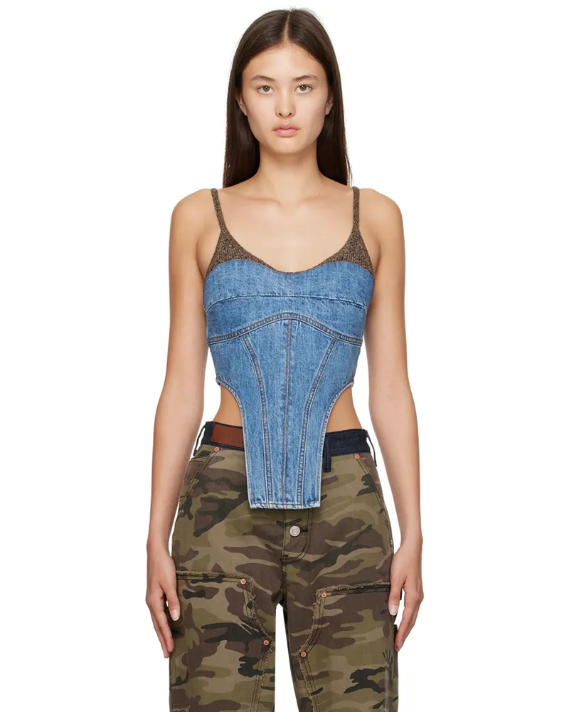 Andersson Bell Blue Chuko Denim Camisole Washed