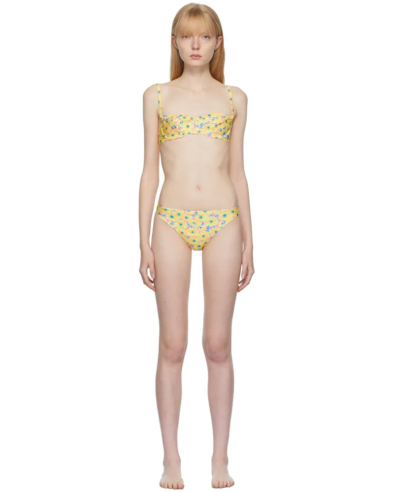 Mirror Palais SSENSE Exclusive Multicolor Girasoli Sweetheart Bikini Girasoli