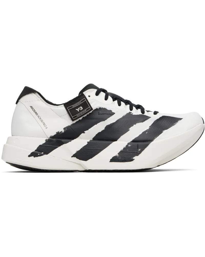 Y-3 Gray & Black Adios Pro 4 Sneakers Orbgry