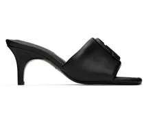 Black 'The Leather J Marc' Heeled Sandals