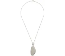 Silver Viisi Stone Necklace