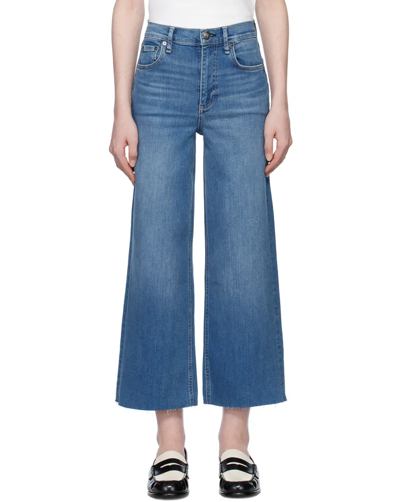 Rag & Bone Blue Epic Andi Ankle-Length Jeans Scout