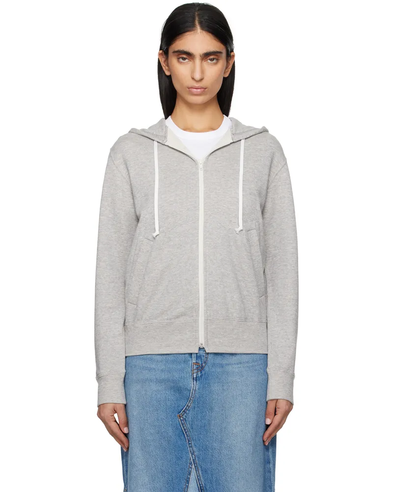 Comme des Garçons Gray 'Heart On Back' Hoodie 2