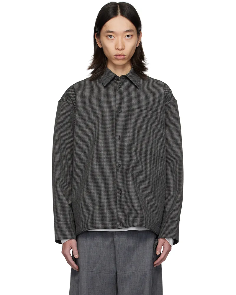 Jil Sander Gray Check Jacket 970