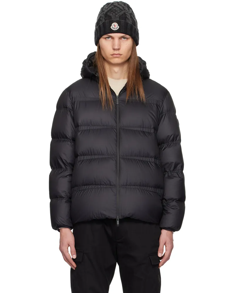 Moncler Black Masac Down Jacket 999