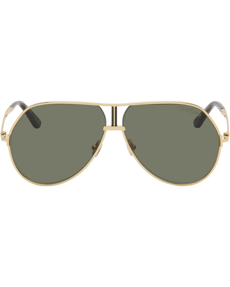 Tom Ford Gold Rickie-02 Sunglasses 30n