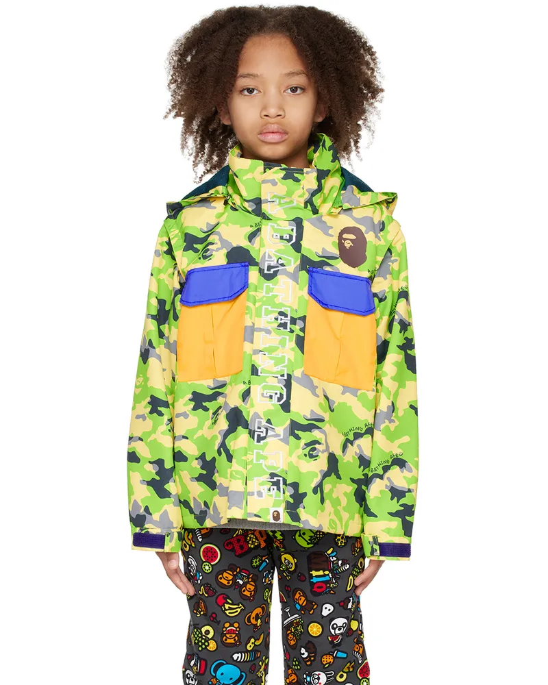 BAPE Kids Green 4way Jacket Green