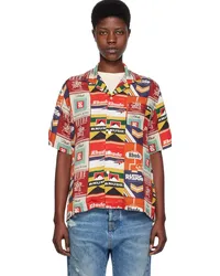 RHUDE Multicolor Cigaretta Shirt Red