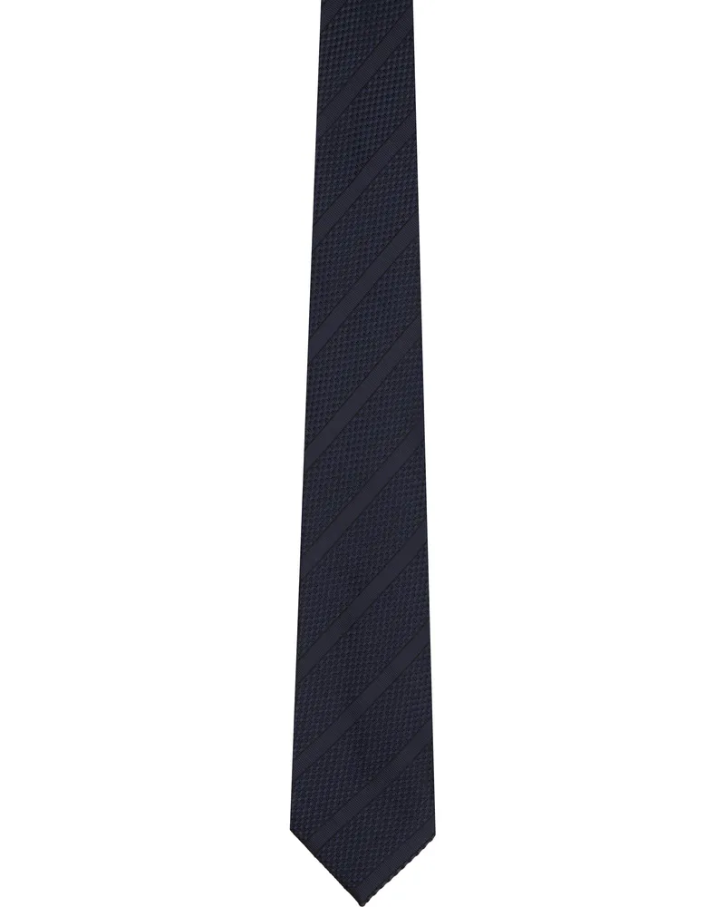 Tom Ford Navy Regimental Silk Tie Hb825navy