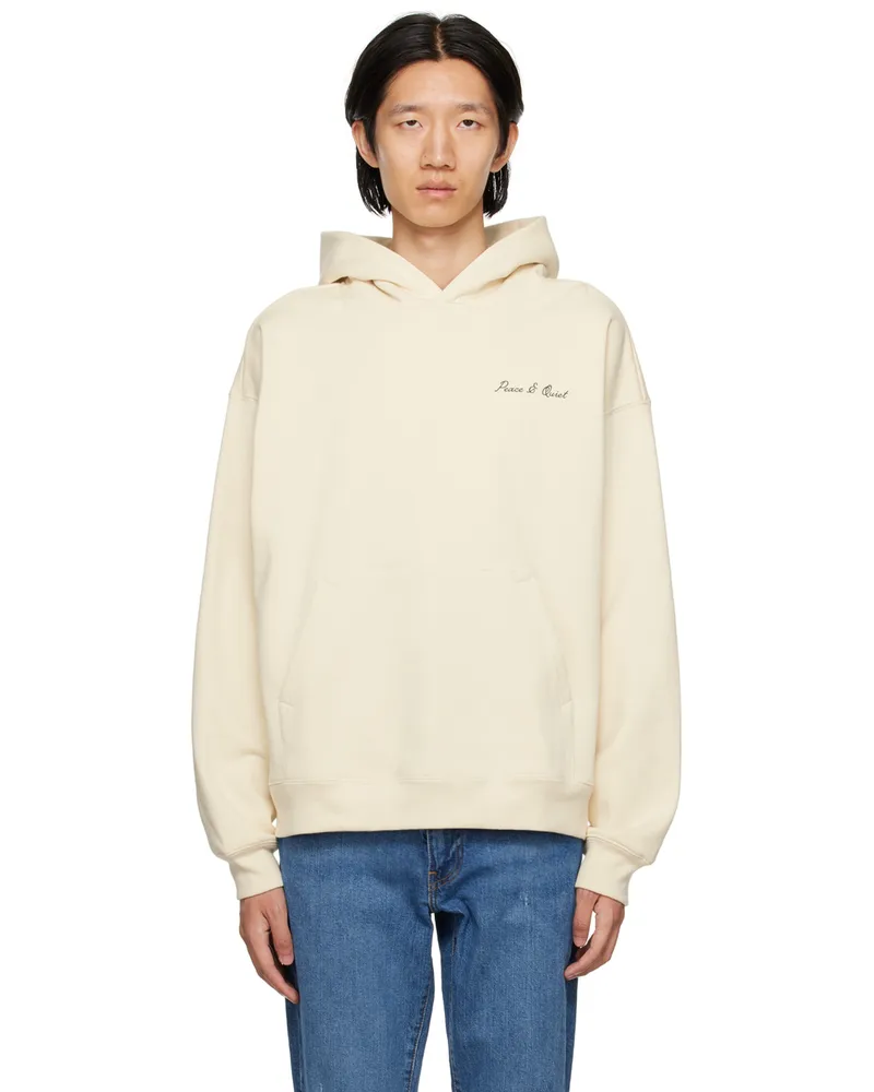 Museum of Peace & Quiet Off-White Signature Hoodie Bone