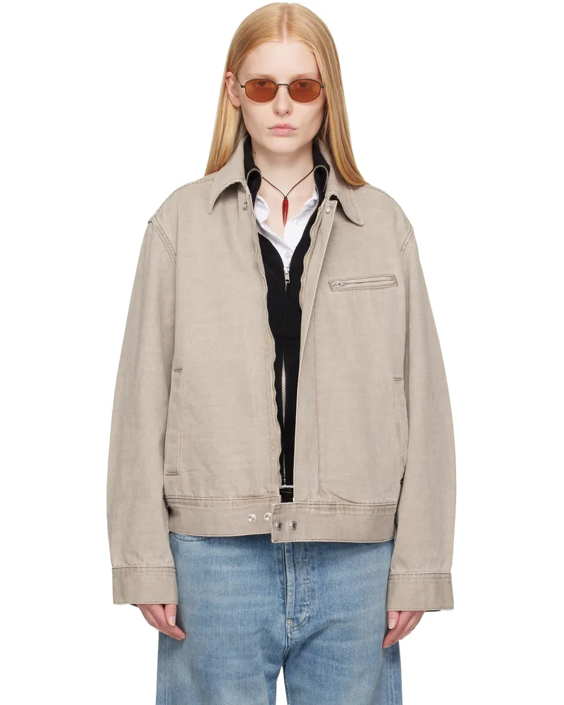 Our Legacy Gray Miller Denim Jacket Vienna