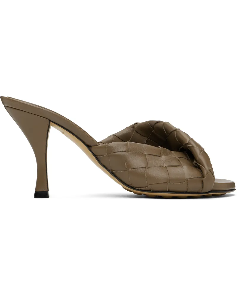 Bottega Veneta Brown Blink Heeled Sandals 2354