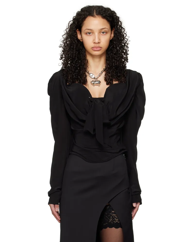 Vivienne Westwood Black Iwona Blouse N401