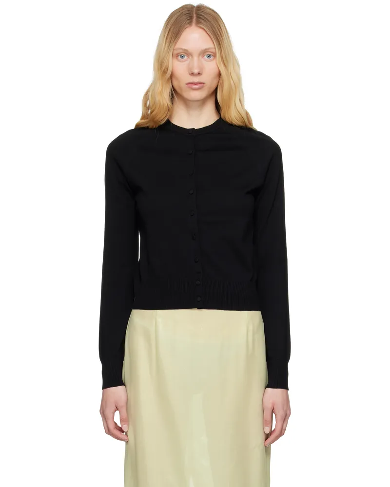 Dries van Noten Black Cotton Cardigan 900
