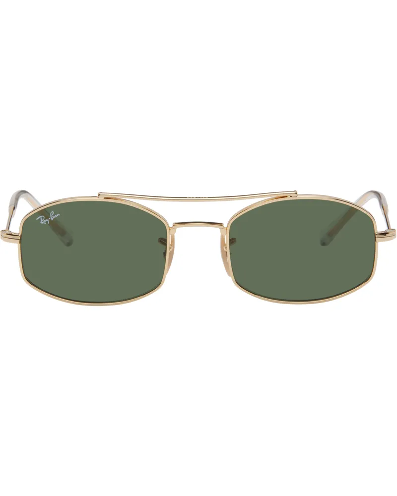 Ray Ban Gold RB3719 Sunglasses 001