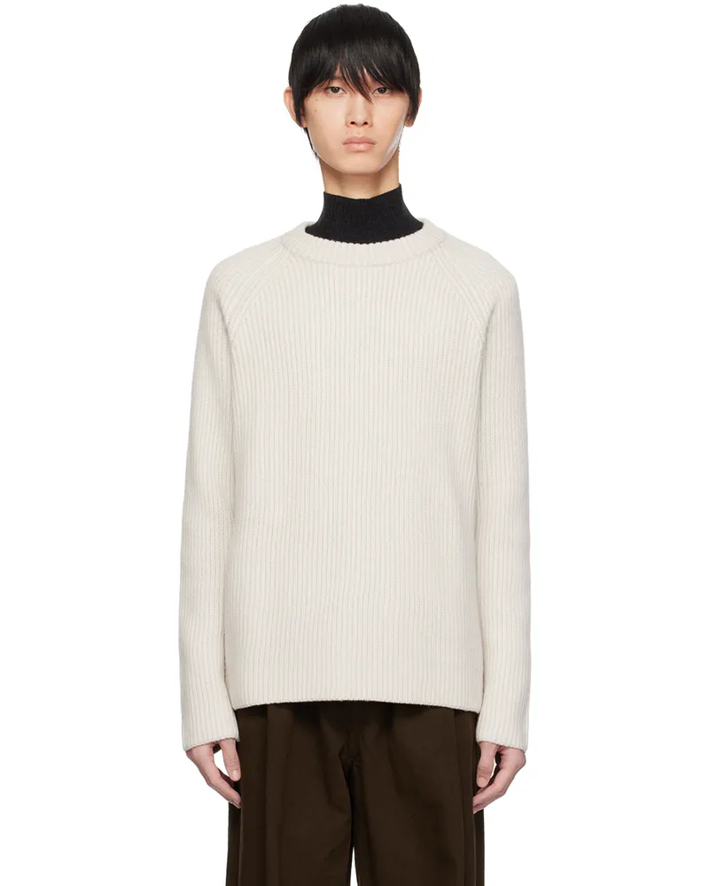Mark Kenly Domino Tan Studio Off-White Kaleb Sweater Bone