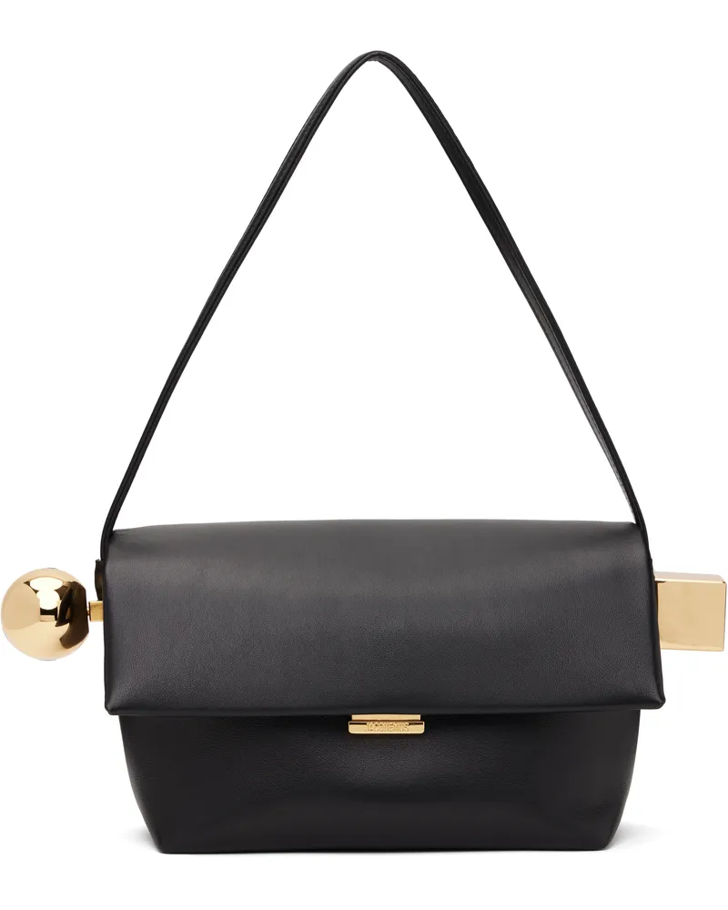 Jacquemus Black La Casa 'The Rond Carré' Bag 990