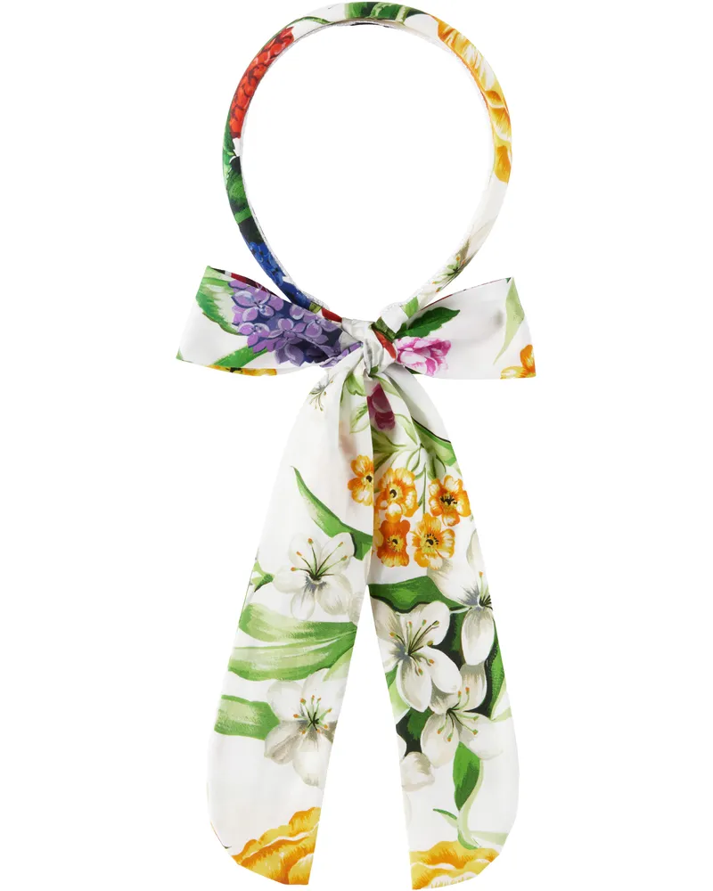Dolce & Gabbana Kids Multicolor Floral Headband Ha5ku