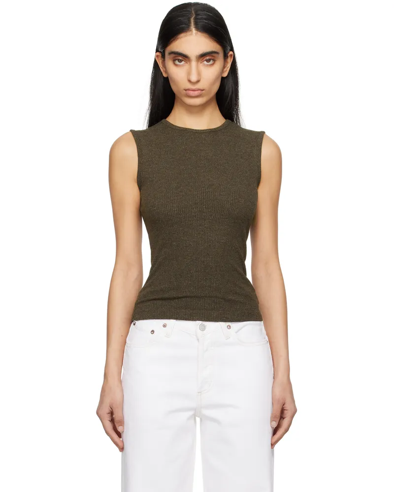 AGOLDE Green Binx Tank Top Lizrd